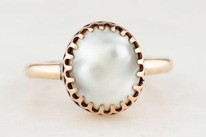 ANTIQUE VICTORIAN PEARL RING 15ct GOLD