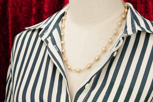VINTAGE MID CENTURY c1970’s PEARL 9ct GOLD NECKLACE