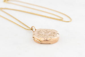 ANTIQUE EDWARDIAN 1910 LOCKET 9ct GOLD
