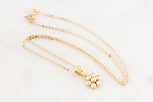 CONTEMPORARY ITALIAN DIAMOND PENDANT WITH CHAIN 18ct GOLD