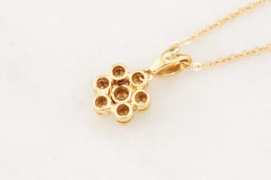 CONTEMPORARY ITALIAN DIAMOND PENDANT WITH CHAIN 18ct GOLD