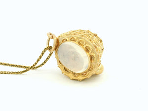 ANTIQUE VICTORIAN MOONSTONE PENDANT 18ct GOLD