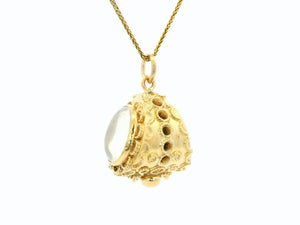 ANTIQUE VICTORIAN MOONSTONE PENDANT 18ct GOLD