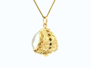 ANTIQUE VICTORIAN MOONSTONE PENDANT 18ct GOLD