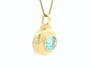 ANTIQUE EDWARDIAN c1910 TOPAZ ENHANCER 9ct GOLD