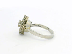 VINTAGE ART DECO 1.36ct DIAMOND RING 18ct GOLD