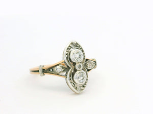 ANTIQUE LATE VICTORIAN DIAMOND RING 18ct GOLD