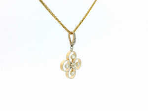 ANTIQUE DIAMOND PENDANT 15ct GOLD