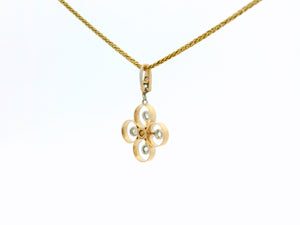 ANTIQUE DIAMOND PENDANT 15ct GOLD