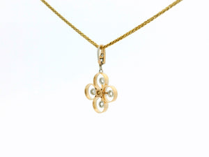 ANTIQUE DIAMOND PENDANT 15ct GOLD