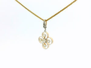 ANTIQUE DIAMOND PENDANT 15ct GOLD