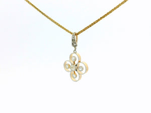 ANTIQUE DIAMOND PENDANT 15ct GOLD
