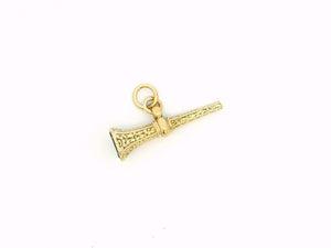 ANTIQUE EDWARDIAN BLOODSTONE WATCH WINDER FOB 15ct GOLD