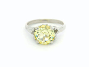 MID-CENTURY LEMON CITRINE 9ct GOLD