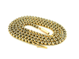 ANTIQUE VICTORIAN STAR LINK CHAIN 15ct GOLD