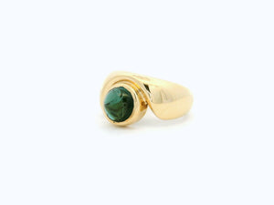RETRO TOURMALINE RING BY JENS HANSEN 9ct GOLD