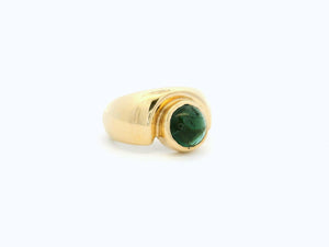 RETRO TOURMALINE RING BY JENS HANSEN 9ct GOLD