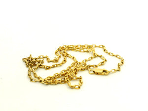 VINTAGE 10.78g PAPER-LINK CHAIN 18ct GOLD