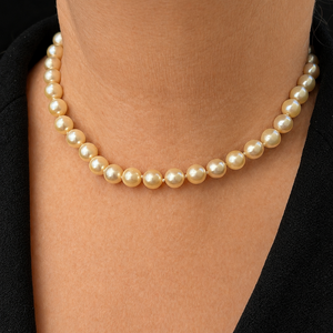 ART DECO PEARLS WITH SAPPHIRE & DIAMOND CLASP 18ct GOLD
