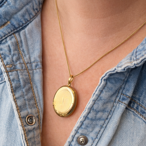 ANTIQUE EDWARDIAN LOCKET 9ct GOLD