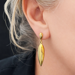 VINTAGE 9ct GOLD ‘BULLET’ EARRINGS