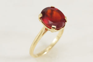 R&V BESPOKE SPESSARTITE GARNET RING 9ct GOLD