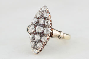 ANTIQUE AUSTRALIAN 1ct DIAMOND RING 15ct GOLD