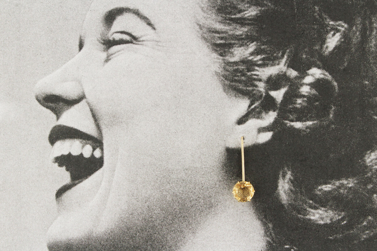 ANTIQUE EDWARDIAN c1900 CITRINE DROP EARRINGS 9ct GOLD