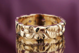 ‘THE LESLIE’ - ANTIQUE STYLE ETCHED BAND