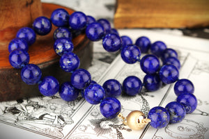 LAPIS LAZULI NECKLACE 14ct GOLD