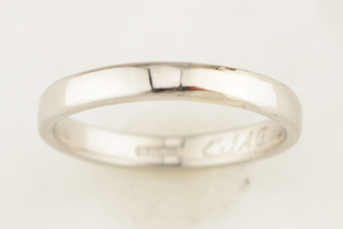 ART DECO c1920 PLATINUM BAND