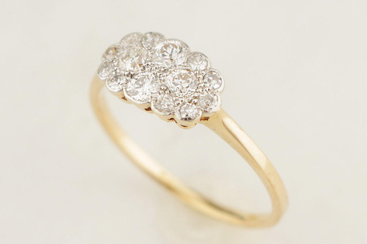 ANTIQUE EDWARDIAN c1910 DIAMOND RING 18ct GOLD