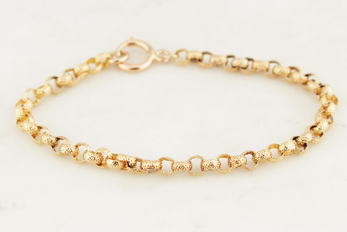 ANTIQUE VICTORIAN c1850 BRACELET 18ct GOLD