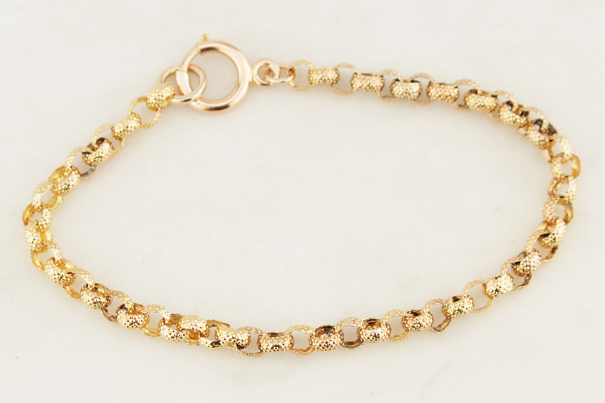 ANTIQUE VICTORIAN c1850 BRACELET 18ct GOLD