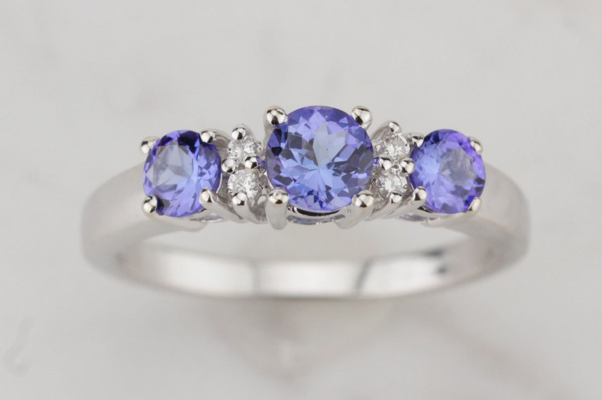 Modern deals tanzanite rings