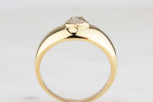 BESPOKE .55ct OLD MINE CUT DIAMOND RING 18ct GOLD