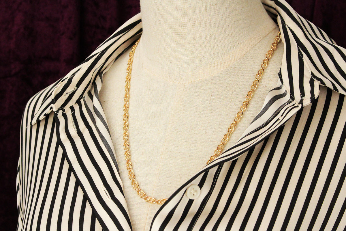 ITALIAN 60cm 9ct GOLD FANCY LINK CHAIN 20.80g