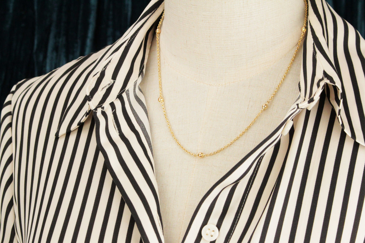 ANTIQUE EDWARDIAN c1900 15ct GOLD NECKLACE