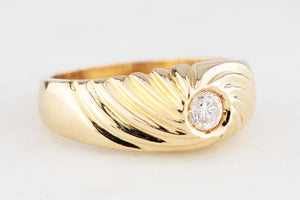 VINTAGE .25ct SOLITAIRE RING 18ct GOLD