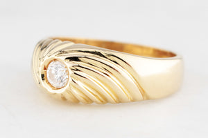 VINTAGE .25ct SOLITAIRE RING 18ct GOLD