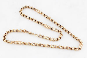 VINTAGE ITALIAN 9ct GOLD FANCY LINK CHAIN