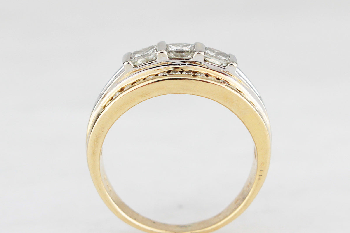 VINTAGE 1.33ct DIAMOND RING 18ct GOLD
