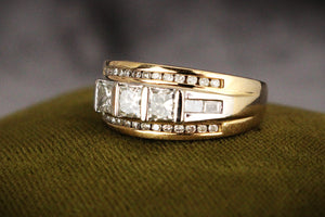 VINTAGE 1.33ct DIAMOND RING 18ct GOLD