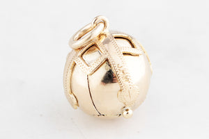ANTIQUE EDWARDIAN MASONIC ORB PENDANT 9ct GOLD