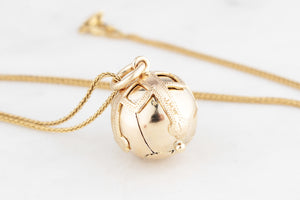 ANTIQUE EDWARDIAN MASONIC ORB PENDANT 9ct GOLD