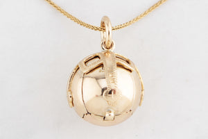 ANTIQUE EDWARDIAN MASONIC ORB PENDANT 9ct GOLD