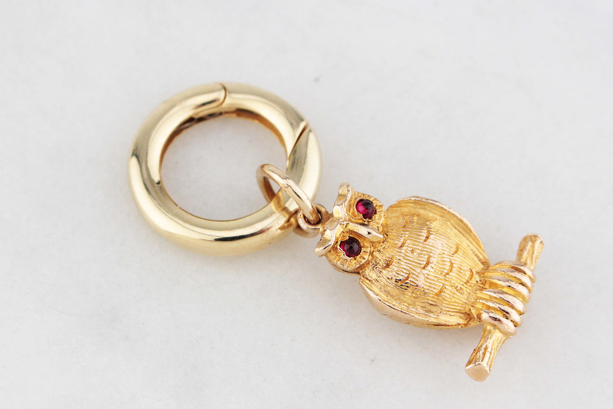 ROUND CHARM BALE/EXTENDER 14ct GOLD