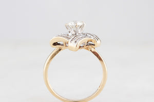 VINTAGE c1940/50 DIAMOND RING 14ct GOLD