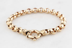 VINTAGE ROLLO BRACELET 10ct GOLD