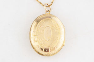 ANTIQUE EDWARDIAN LOCKET 9ct GOLD